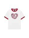 Áo Thun Ringer Relaxed Fit Meow Meow Heart