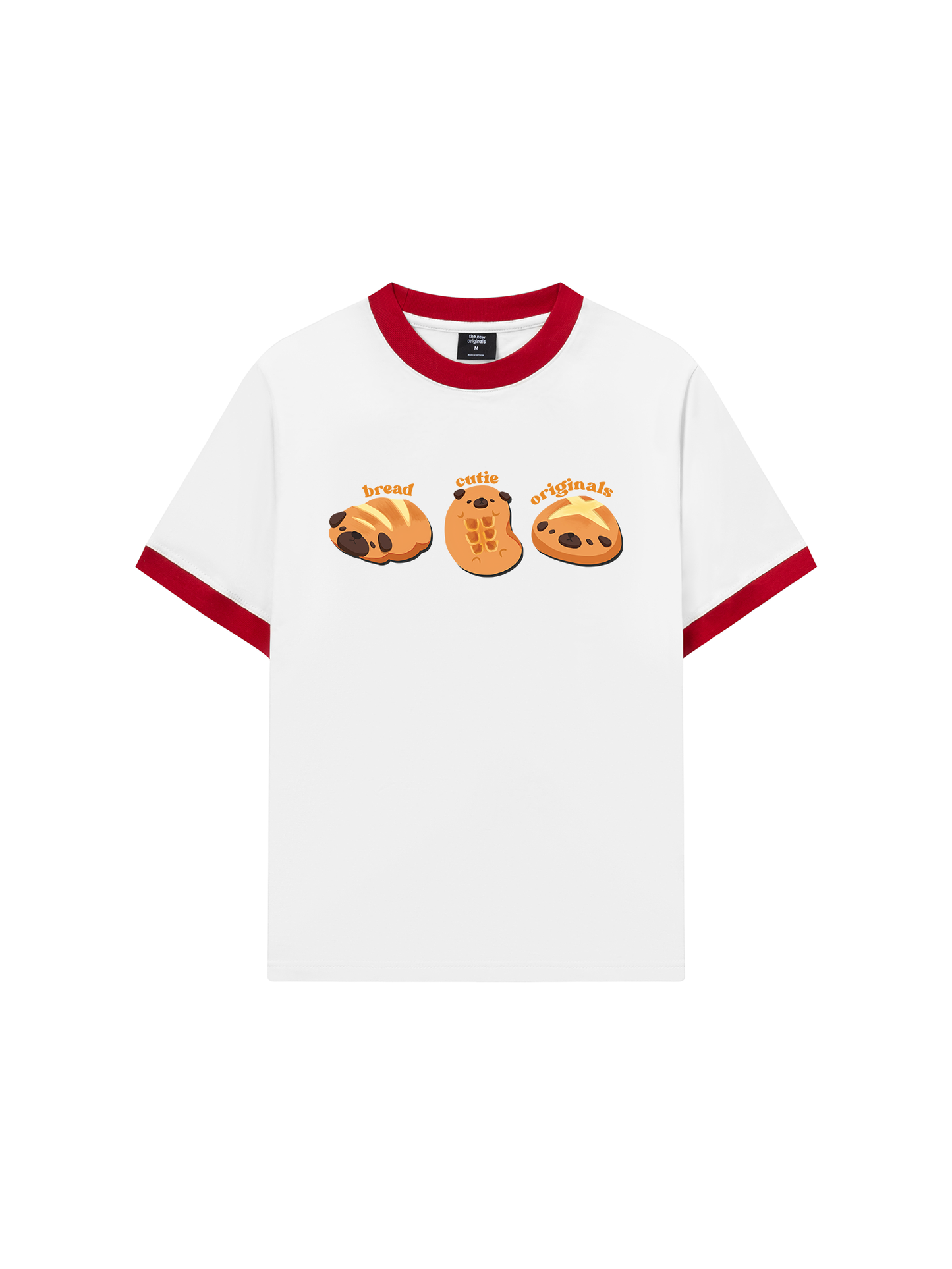 Áo Thun Ringer Relaxed Fit Cutie Bread