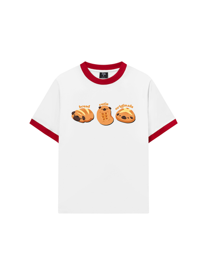 Áo Thun Ringer Relaxed Fit Cutie Bread