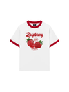 Áo Thun Ringer Relaxed Fit Summer Vibes Raspberry