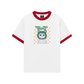 Áo Thun Ringer Relaxed Fit Animal Mood Meow Green Pink