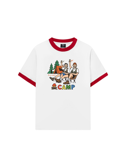 Áo Thun Ringer Relaxed Fit Go Camping