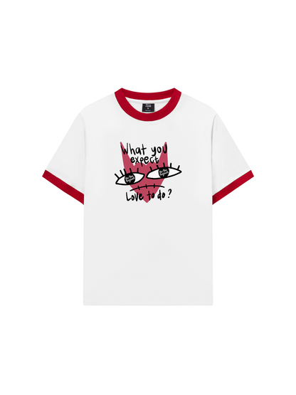 Áo Thun Ringer Relaxed Fit Be Bold No More True Love