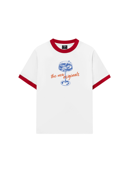 Áo Thun Ringer Relaxed Fit drink up