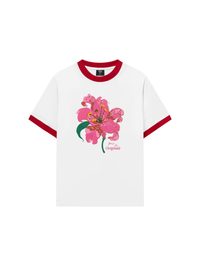 Áo Thun Ringer Relaxed Fit Summer Vibes Florist By Orginals