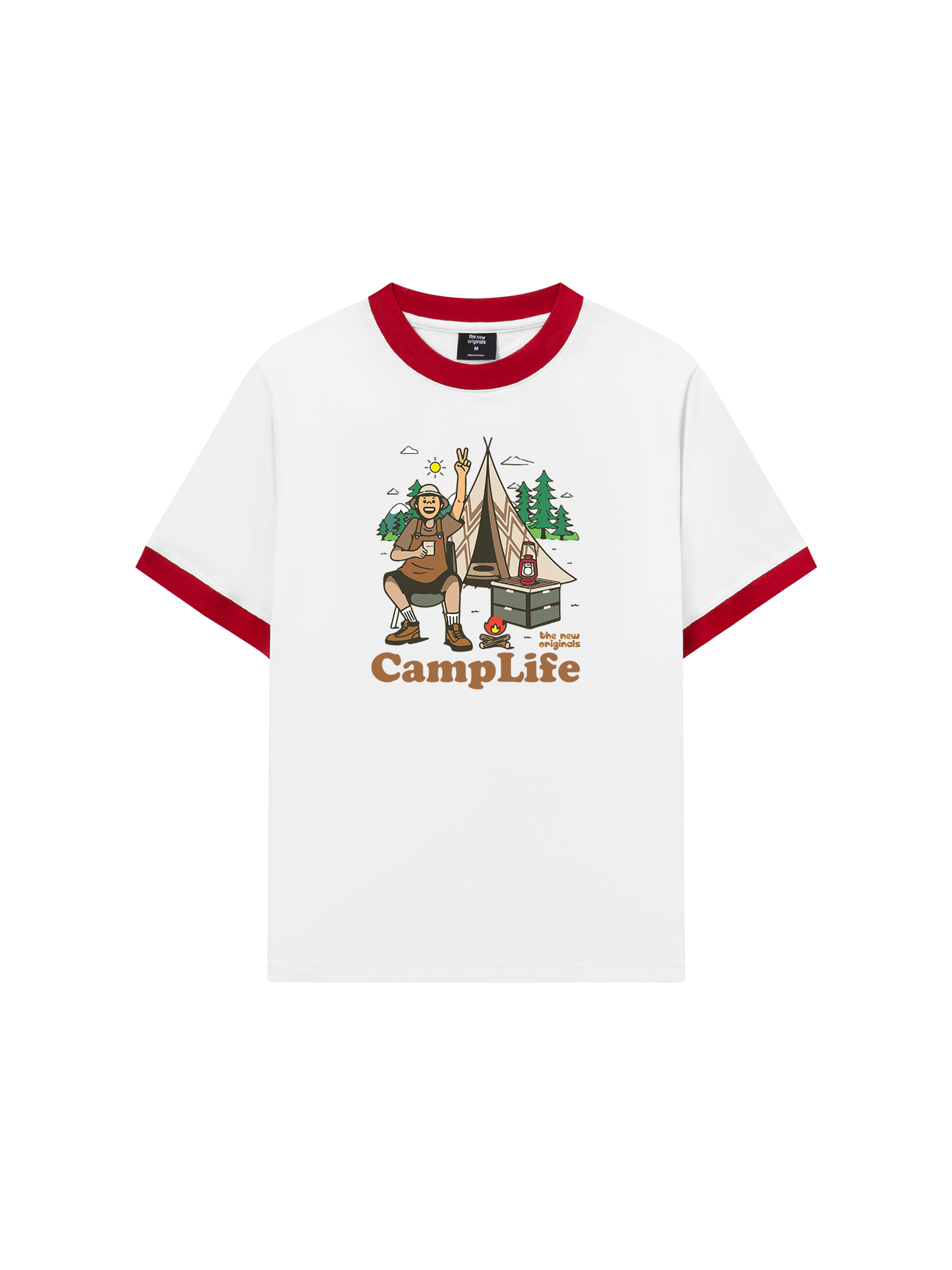 Áo Thun Ringer Relaxed Fit Camplife Original