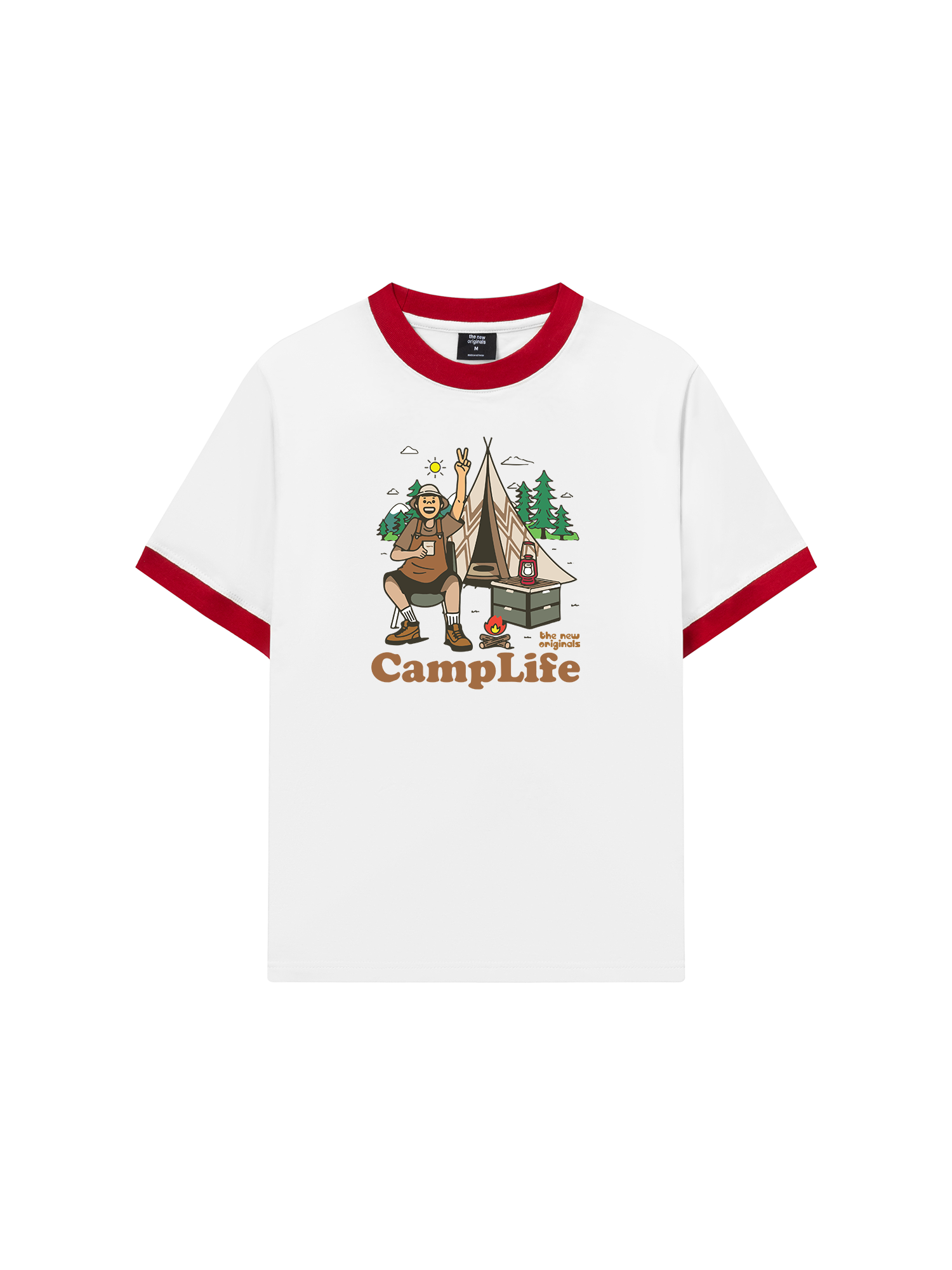 Áo Thun Ringer Relaxed Fit Camplife Original