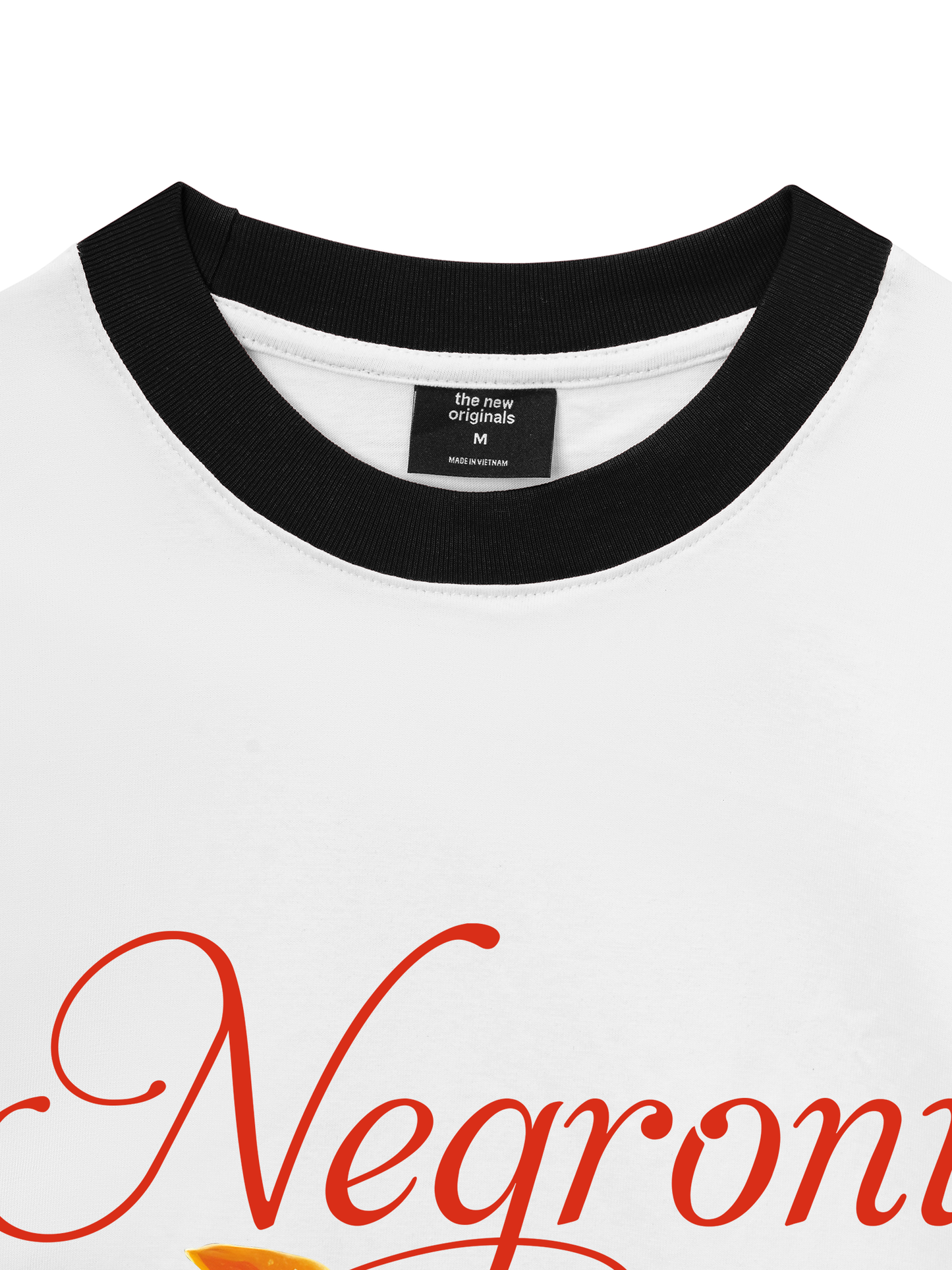 Áo Thun Ringer Relaxed Fit Fresh Red Negroni