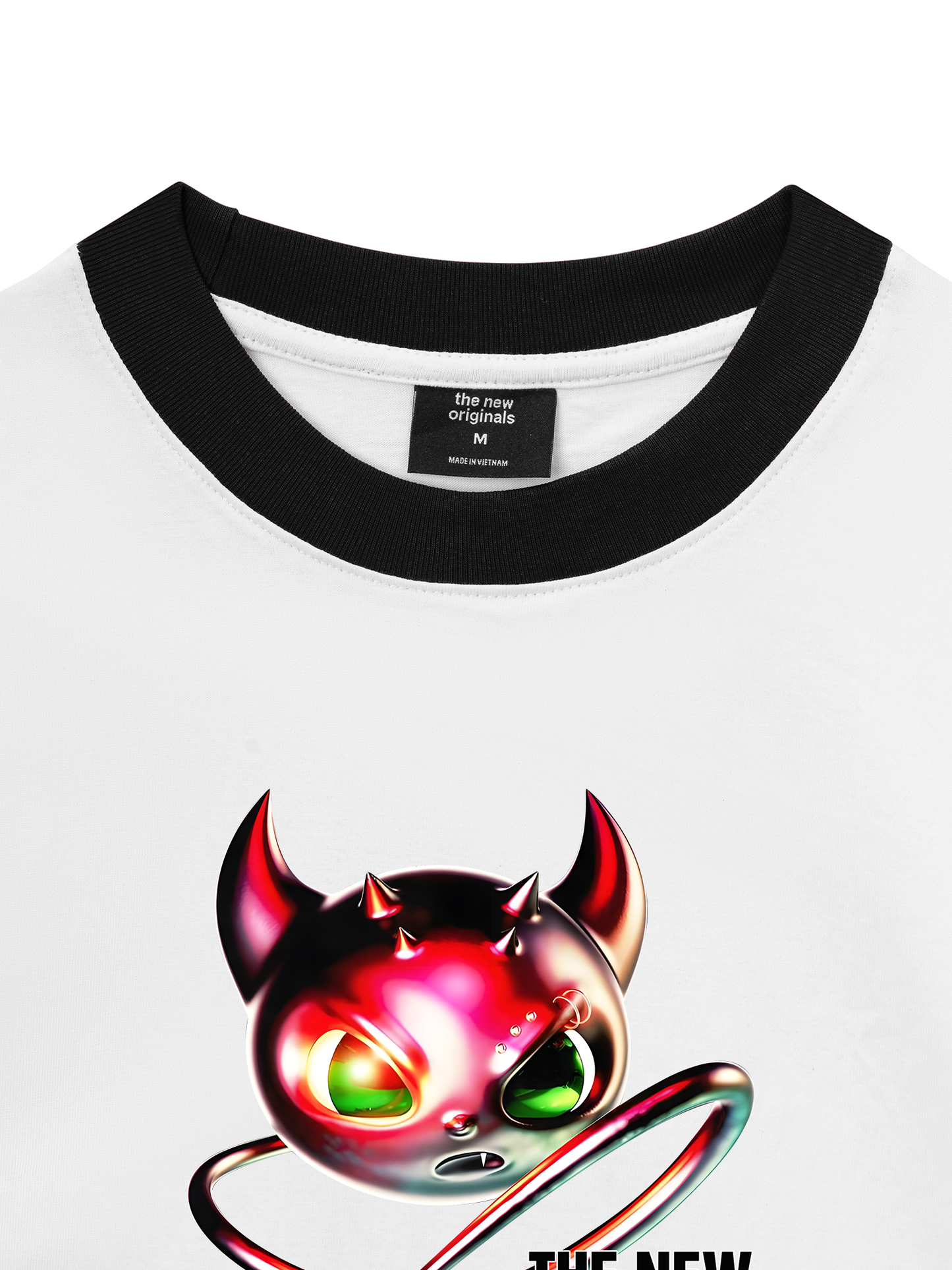 Áo Thun Ringer Relaxed Fit Chrome Devil