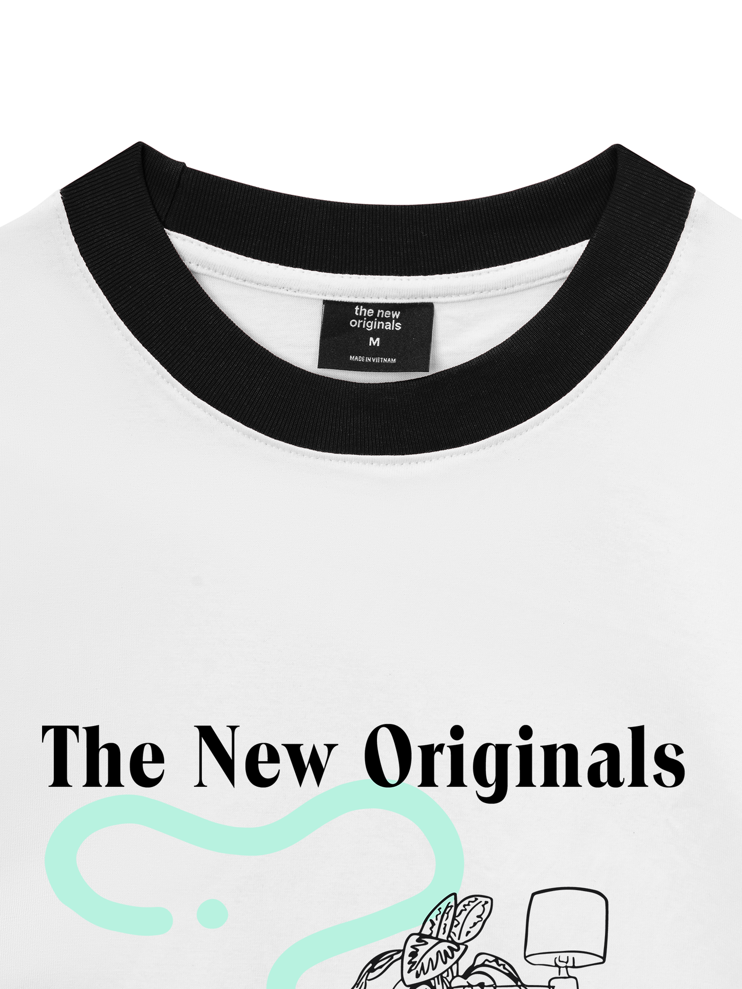 Áo Thun Ringer Relaxed Fit TROPICAL Simple Moments