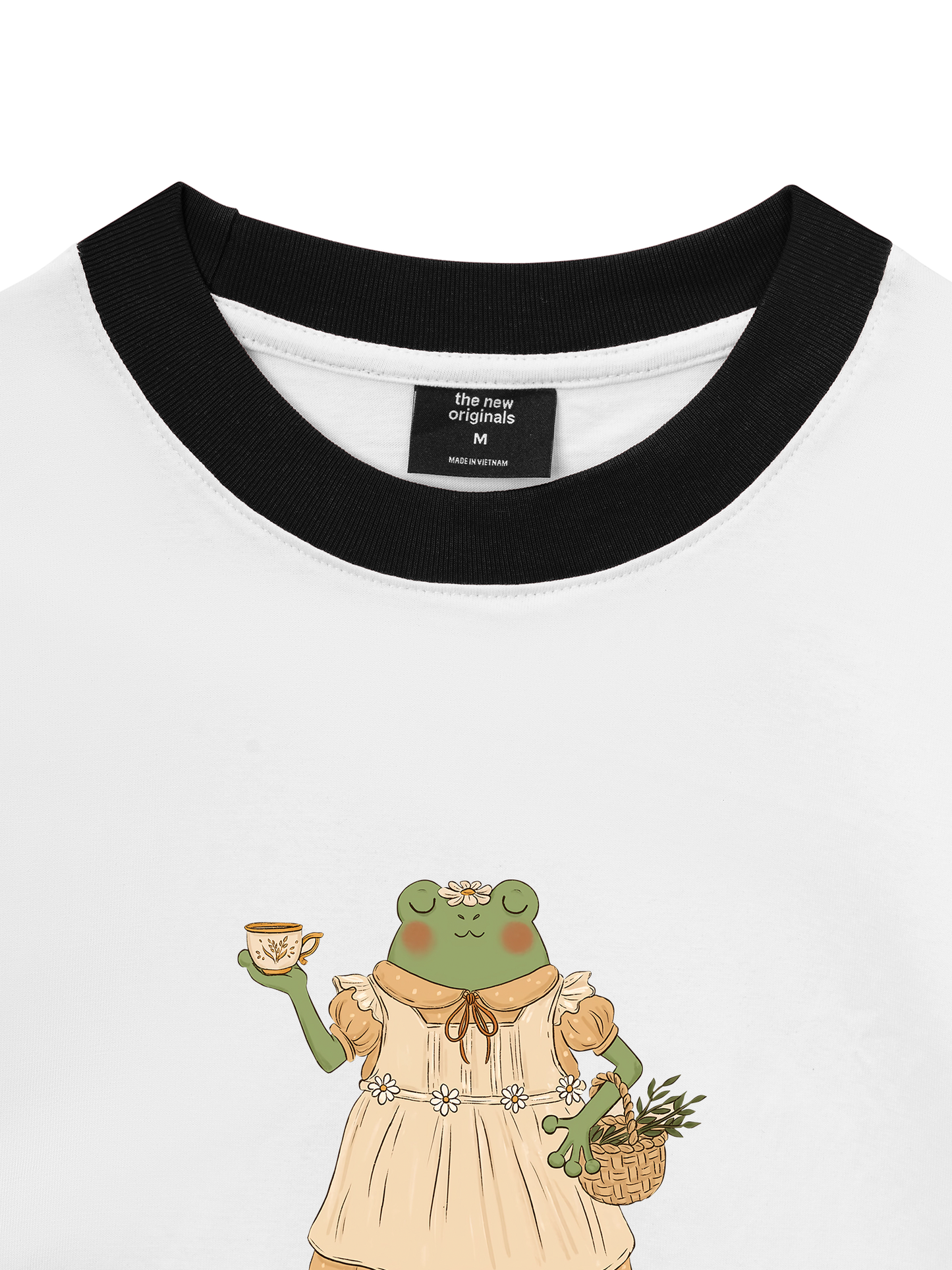 Áo Thun Ringer Relaxed Fit Autumn Frog
