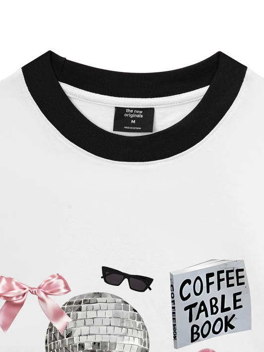 Áo Thun Ringer Relaxed Fit Suummer Vibes Cute Things
