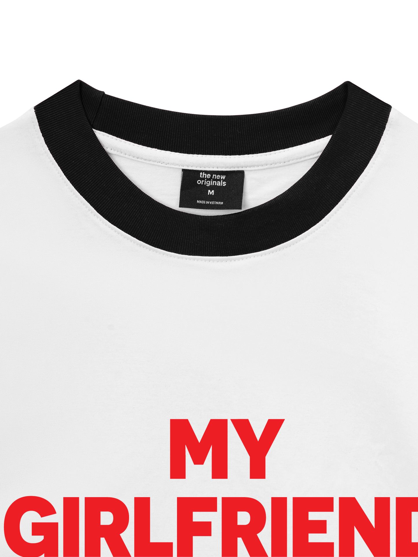 Áo Thun Ringer Relaxed Fit Life Vibe My Girlfriend