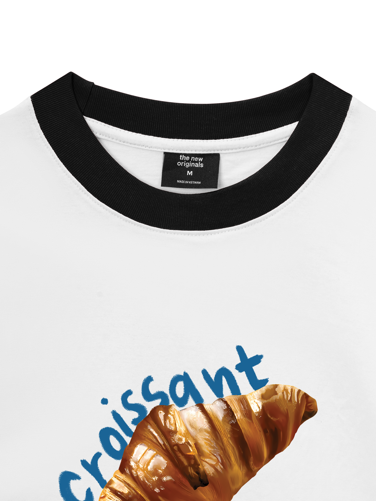 Áo Thun Ringer Relaxed Fit Sweet Patry Croissant