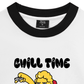 Áo Thun Ringer Relaxed Fit Weekend Chill Time