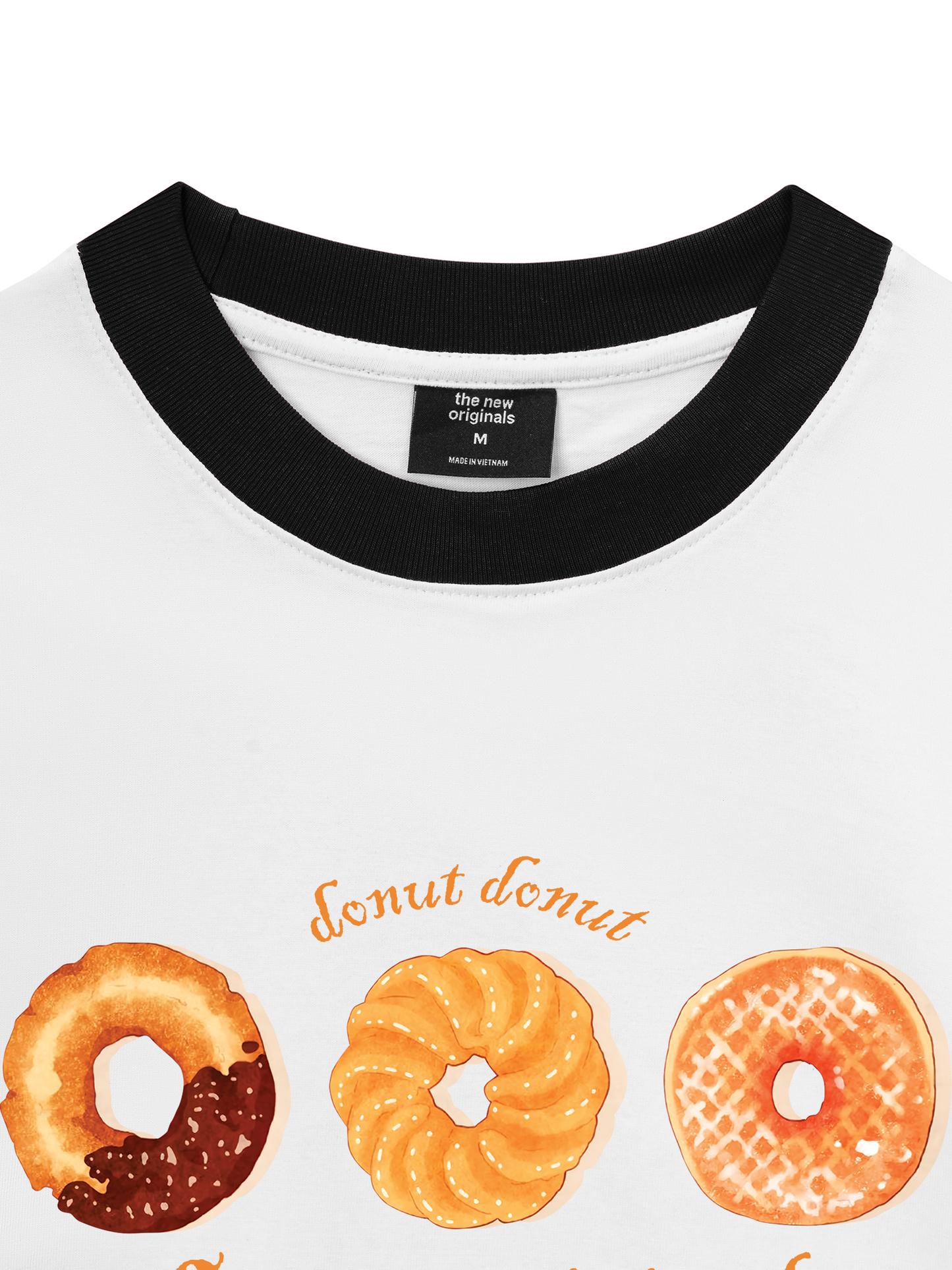 Áo Thun Ringer Relaxed Fit Donut