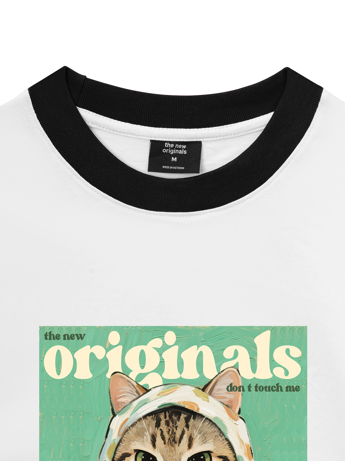 Áo Thun Ringer Relaxed Fit Don_t Touch Me