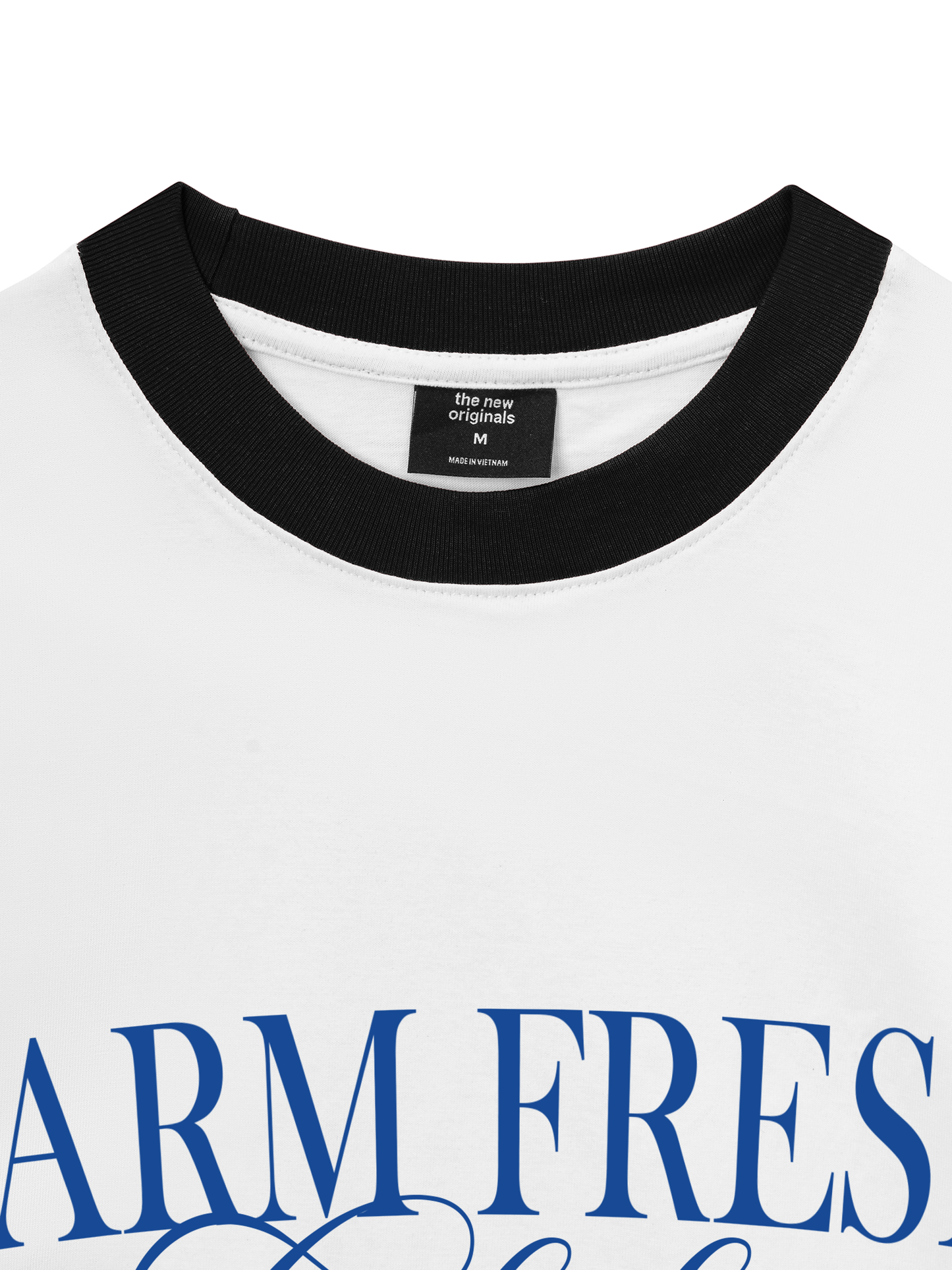 Áo Thun Ringer Relaxed Fit Summer Vibes Farm Fresh Chili