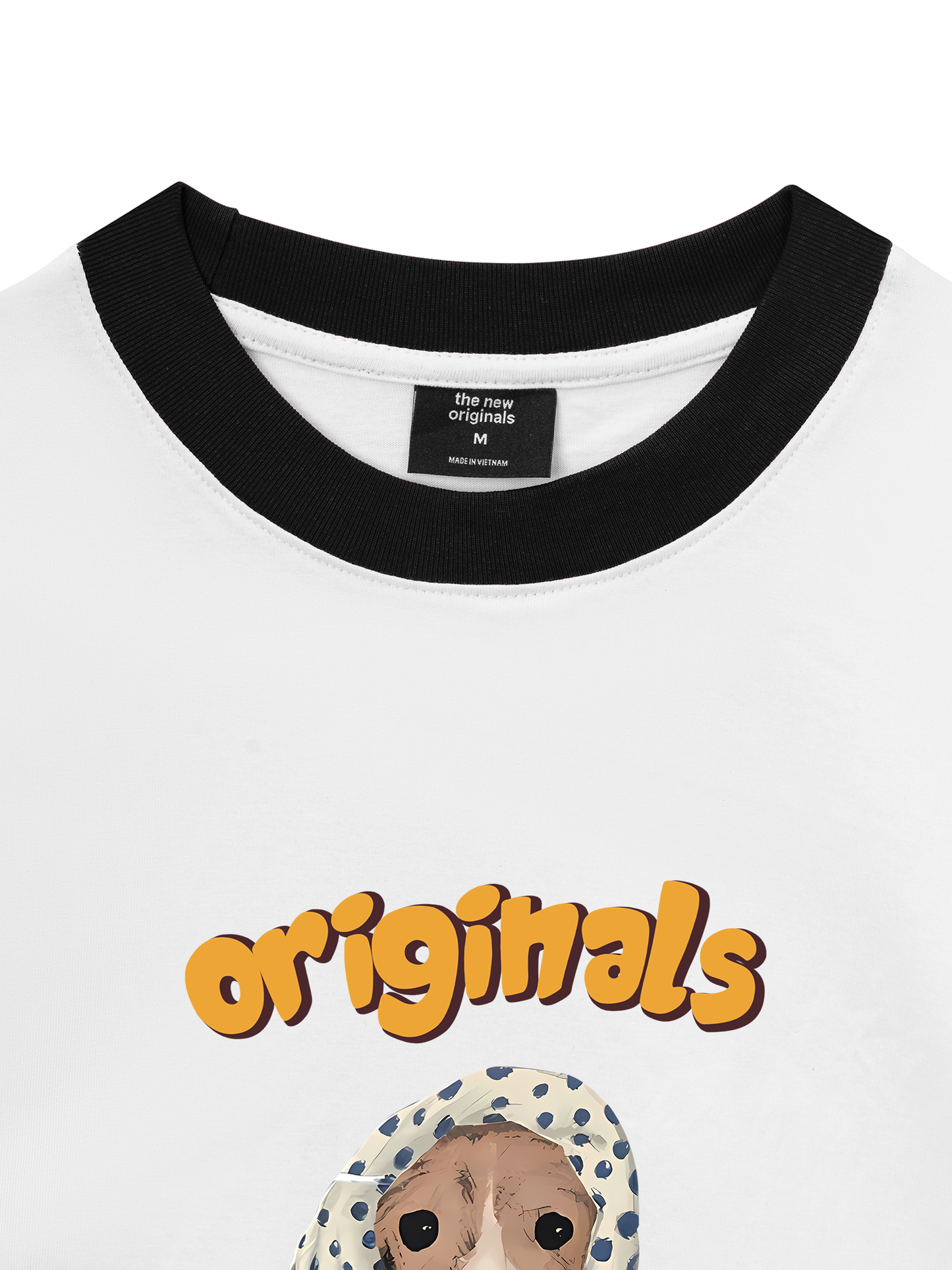 Áo Thun Ringer Relaxed Fit Animal Mood Puppy