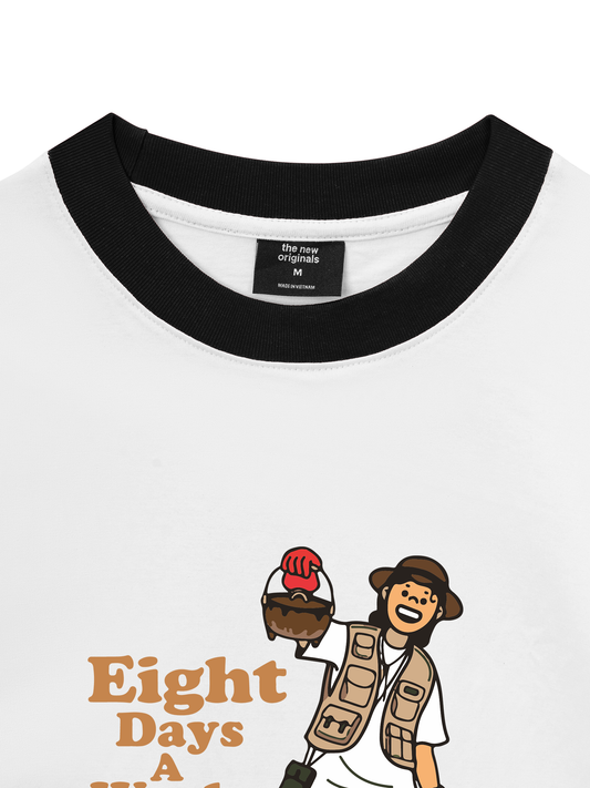 Áo Thun Ringer Relaxed Fit Go Out Eight Days A Week