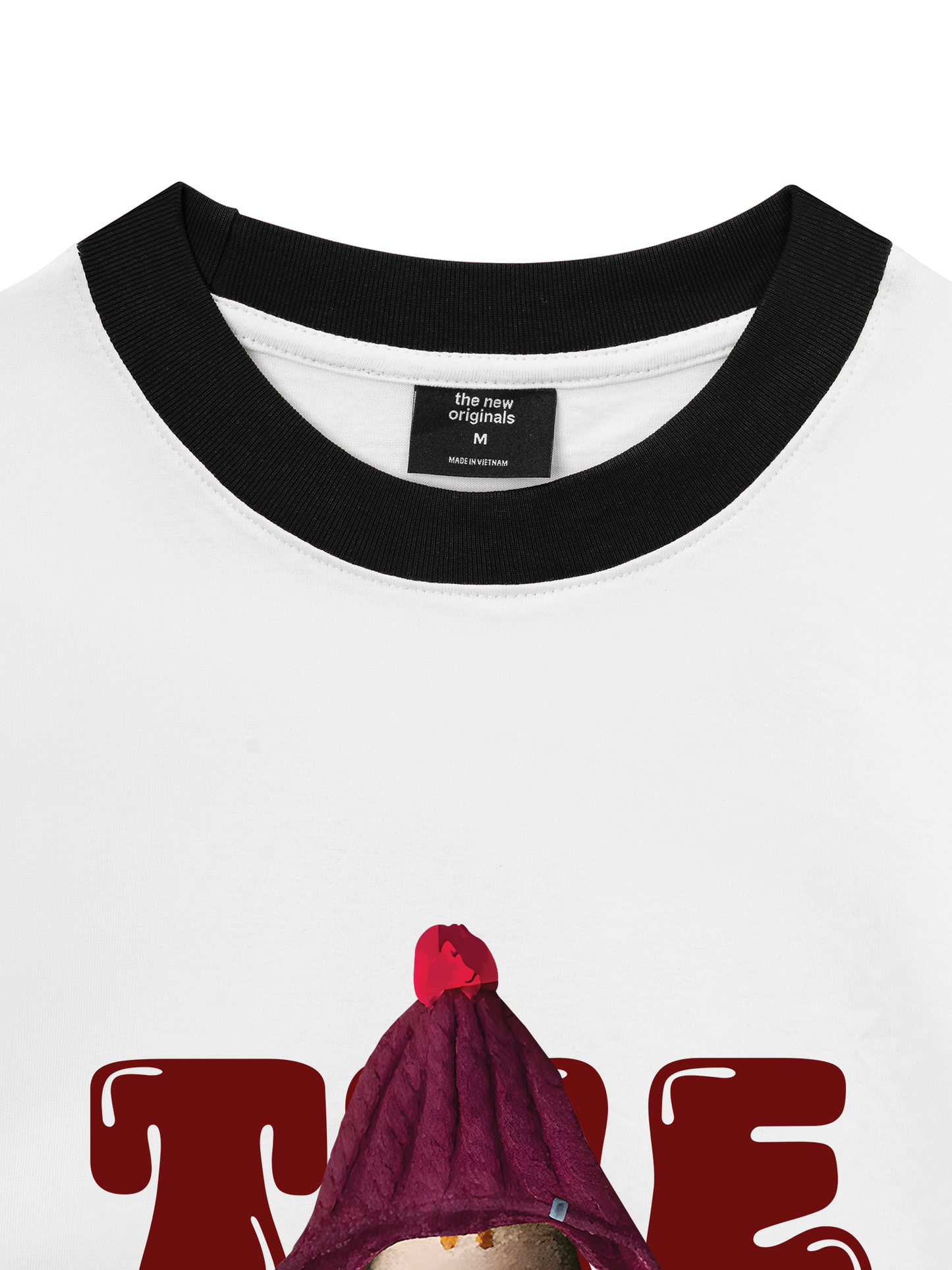 Áo Thun Ringer Relaxed Fit Cute Puppy