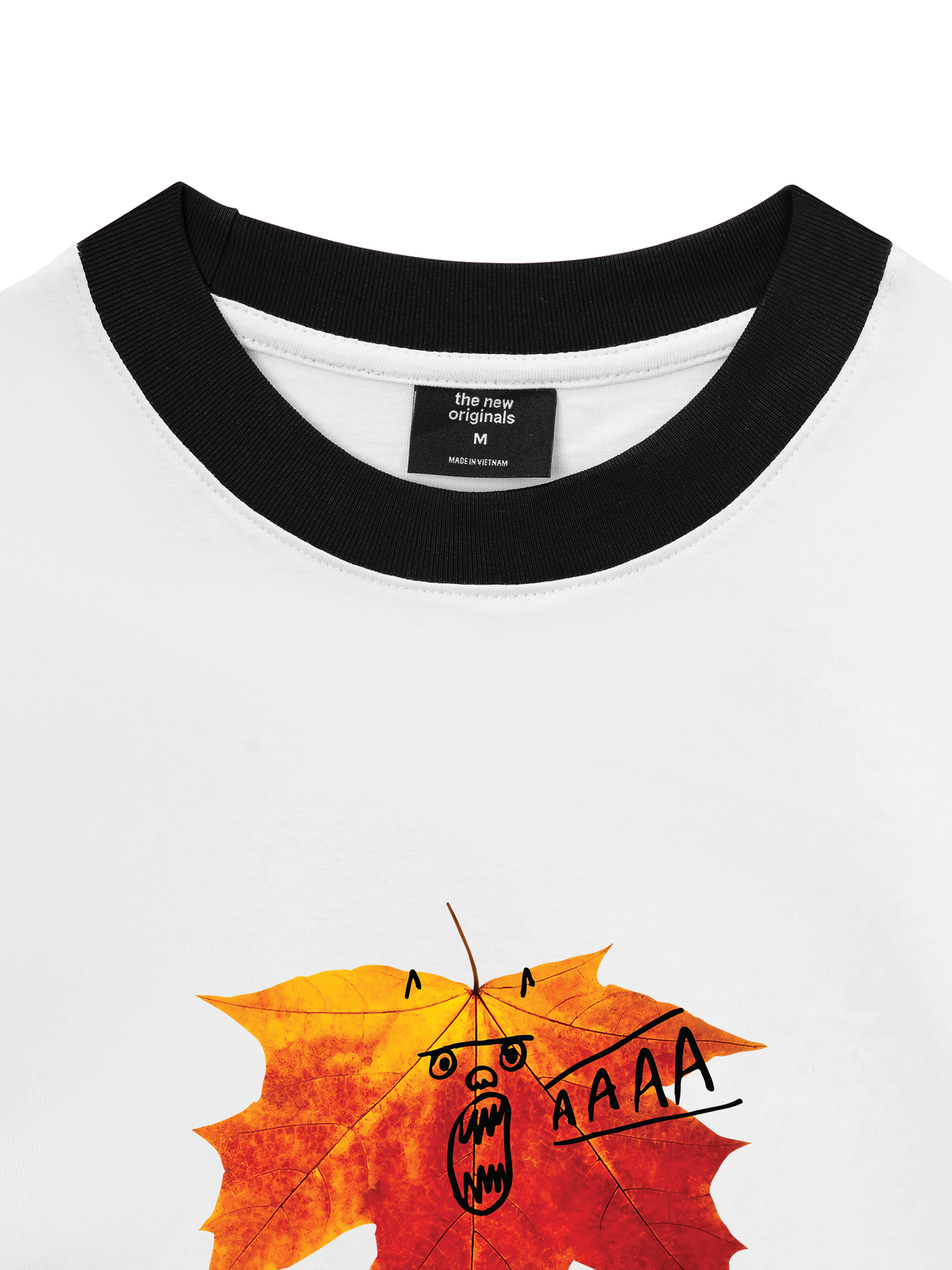 Áo Thun Ringer Relaxed Fit Maple Leaf