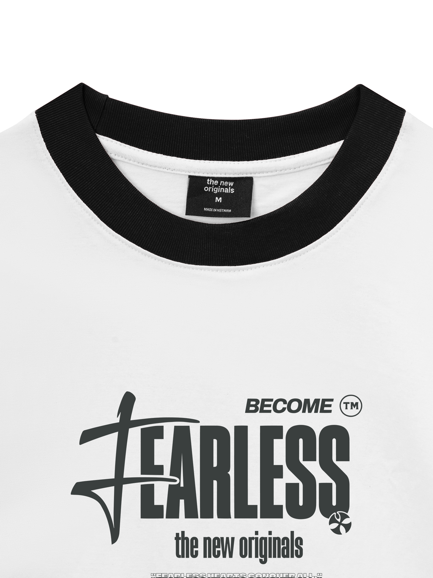 Áo Thun Ringer Relaxed Fit Be Bold Become Fearless