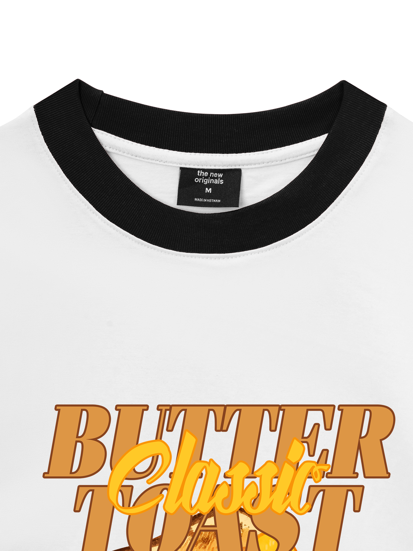 Áo Thun Ringer Relaxed Fit Foody Classic Butter Toast