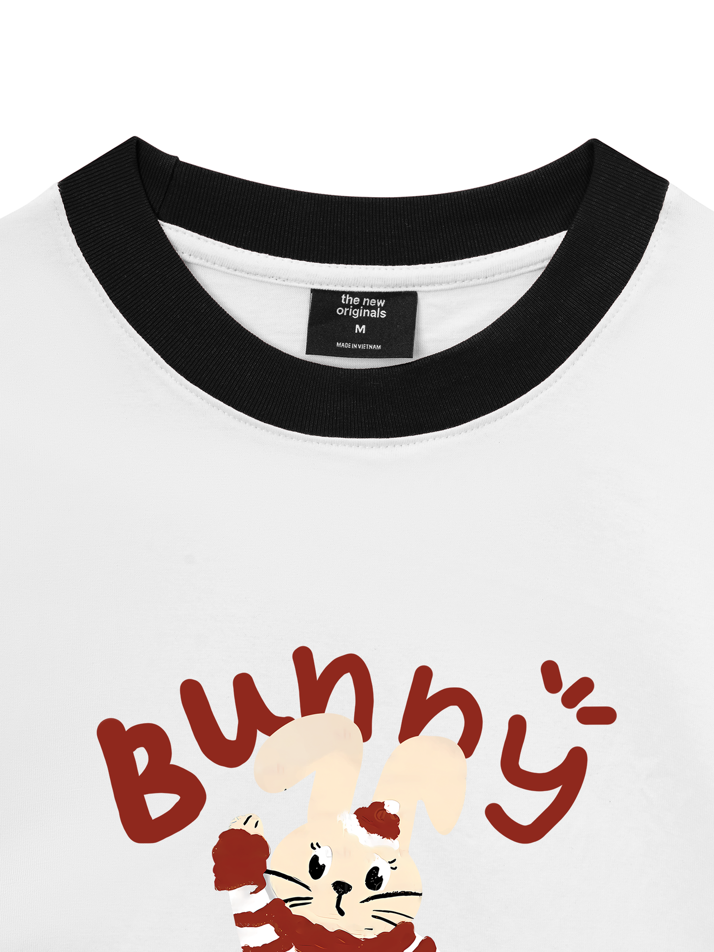 Áo Thun Ringer Relaxed Fit Animal Bunny