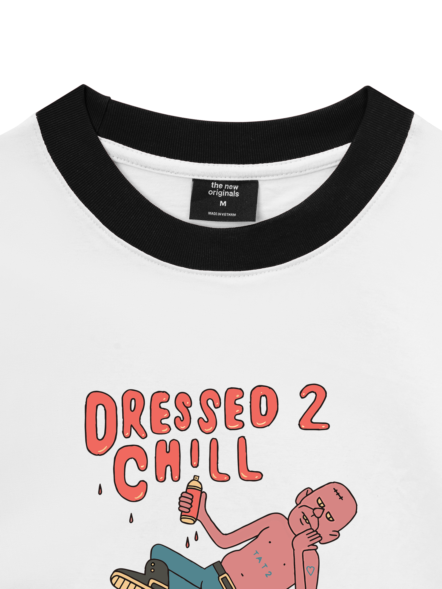 Áo Thun Ringer Relaxed Fit Weekend Dressed Chill