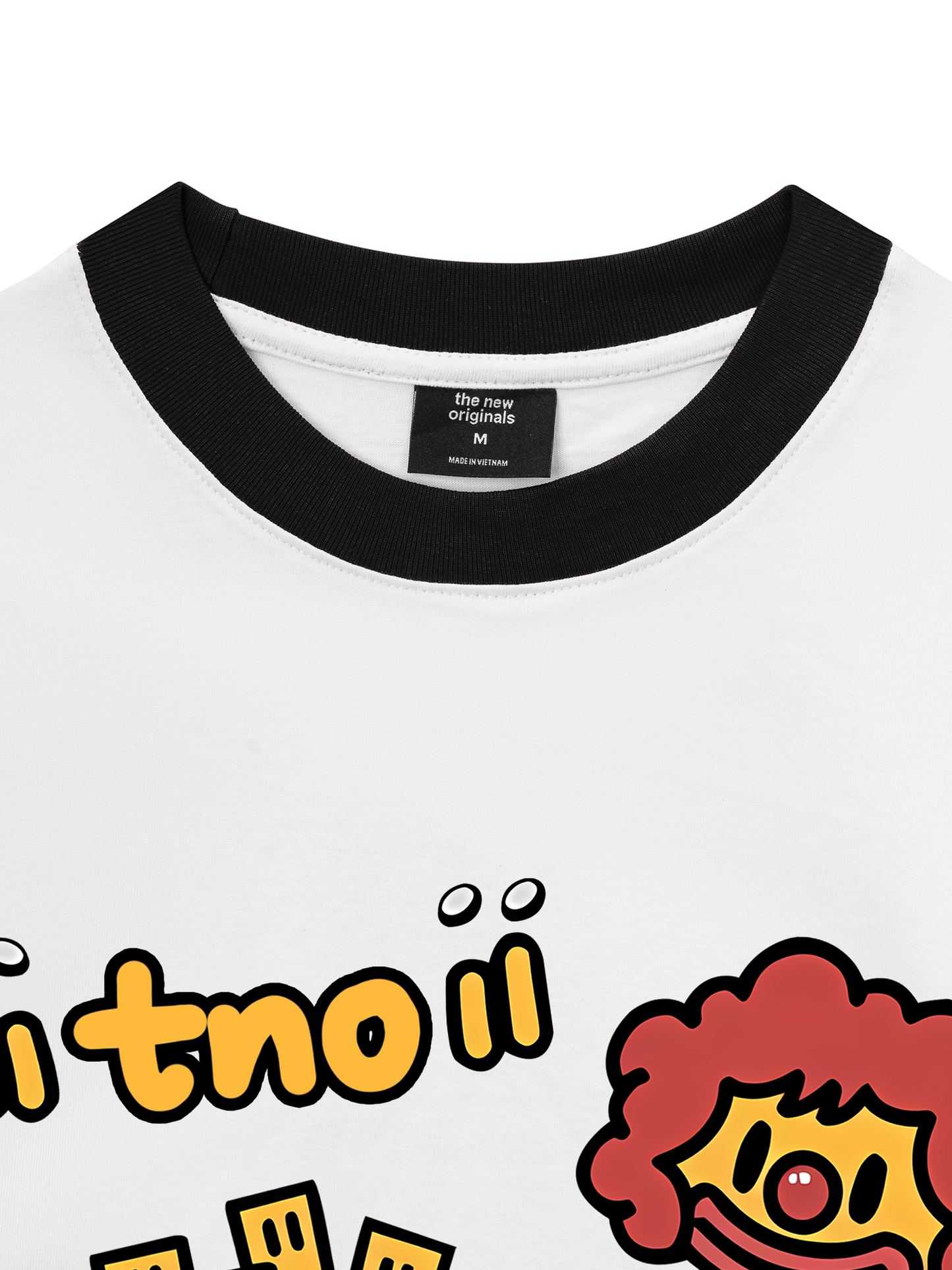 Áo Thun Ringer Relaxed Fit Sweet Pastry Burger Fry