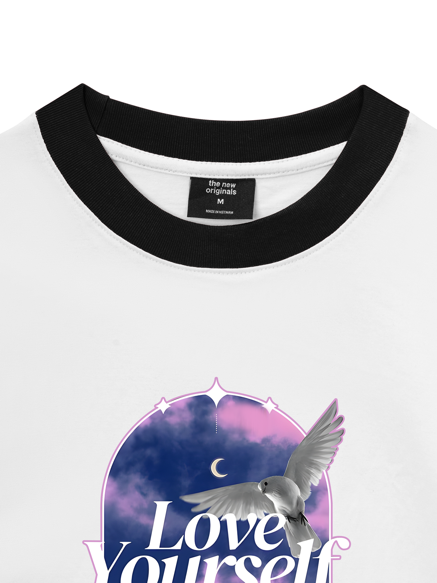 Áo Thun Ringer Relaxed Fit Love Yourself First