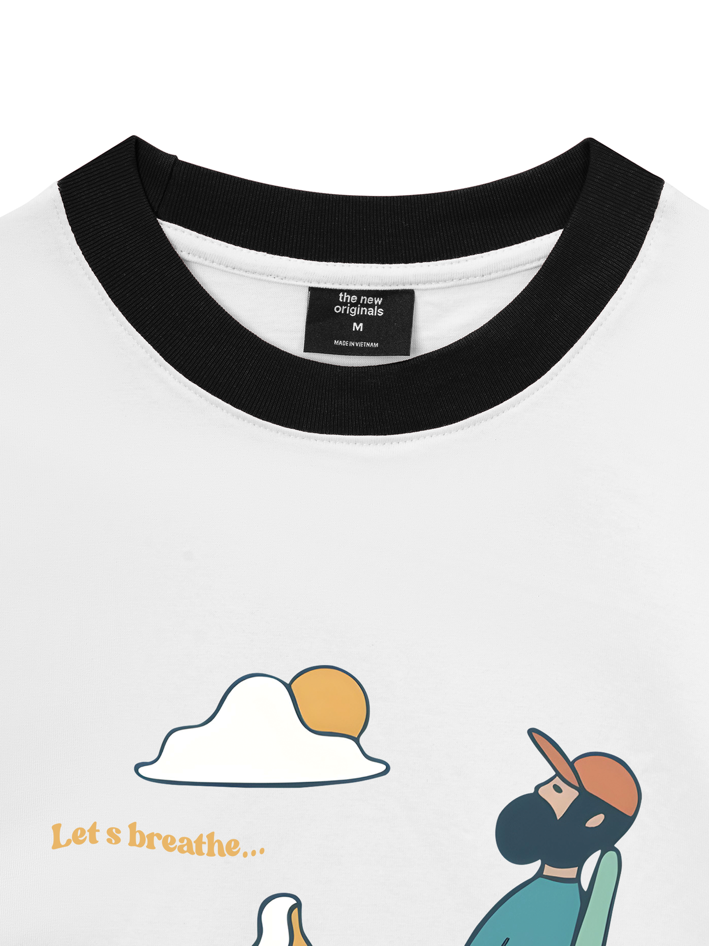 Áo Thun Ringer Relaxed Fit Let_s breathe