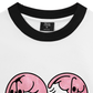 Áo Thun Ringer Relaxed Fit Meow Meow Heart