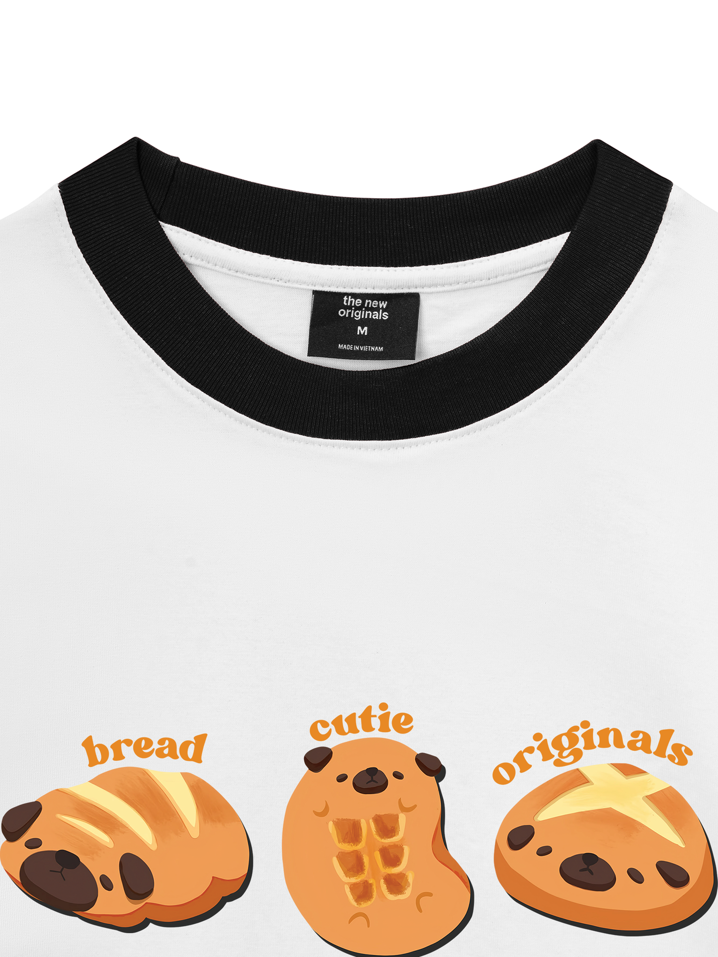Áo Thun Ringer Relaxed Fit Cutie Bread