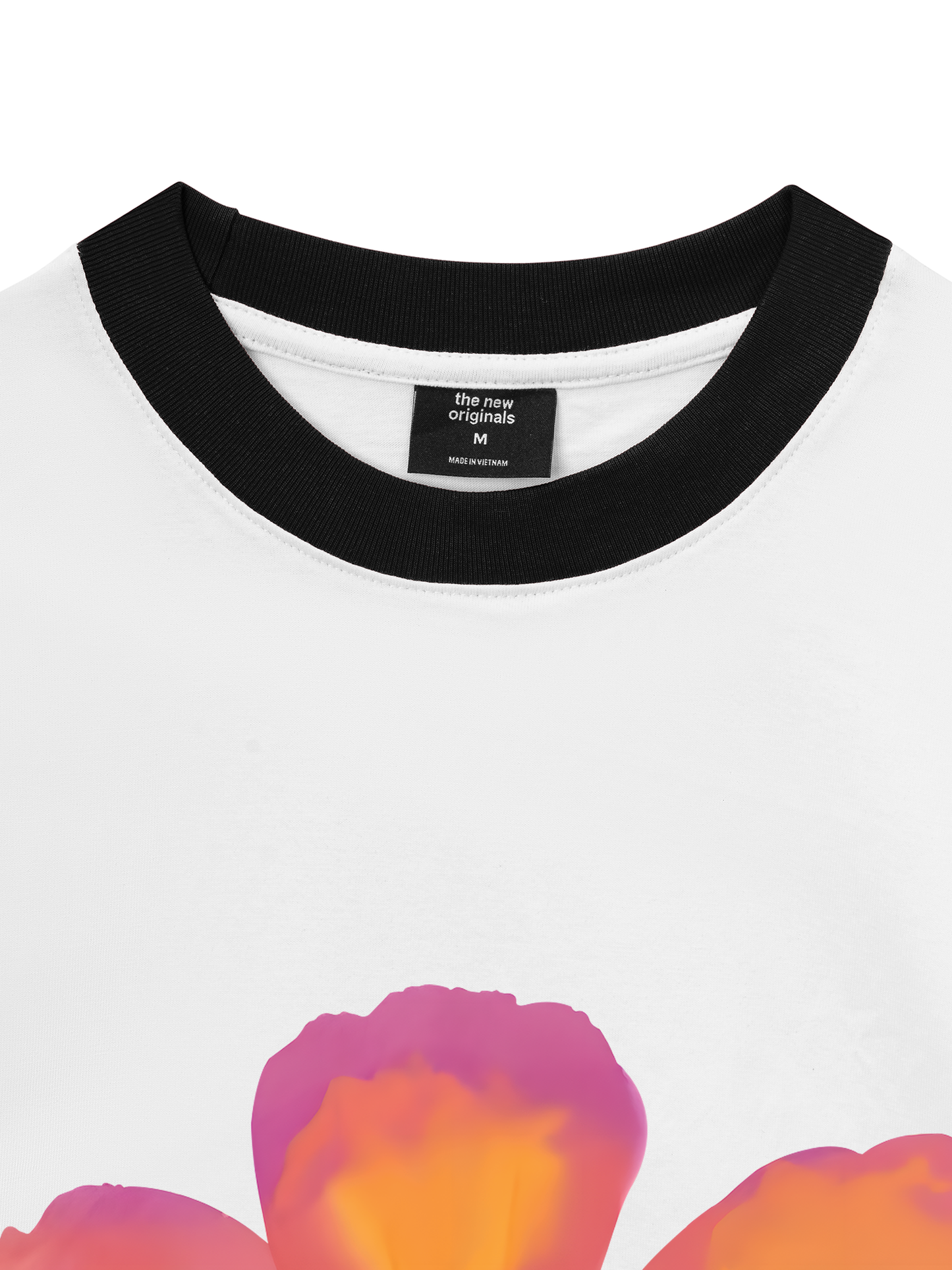 Áo Thun Ringer Relaxed Fit Summer Vibes Hawai Flower