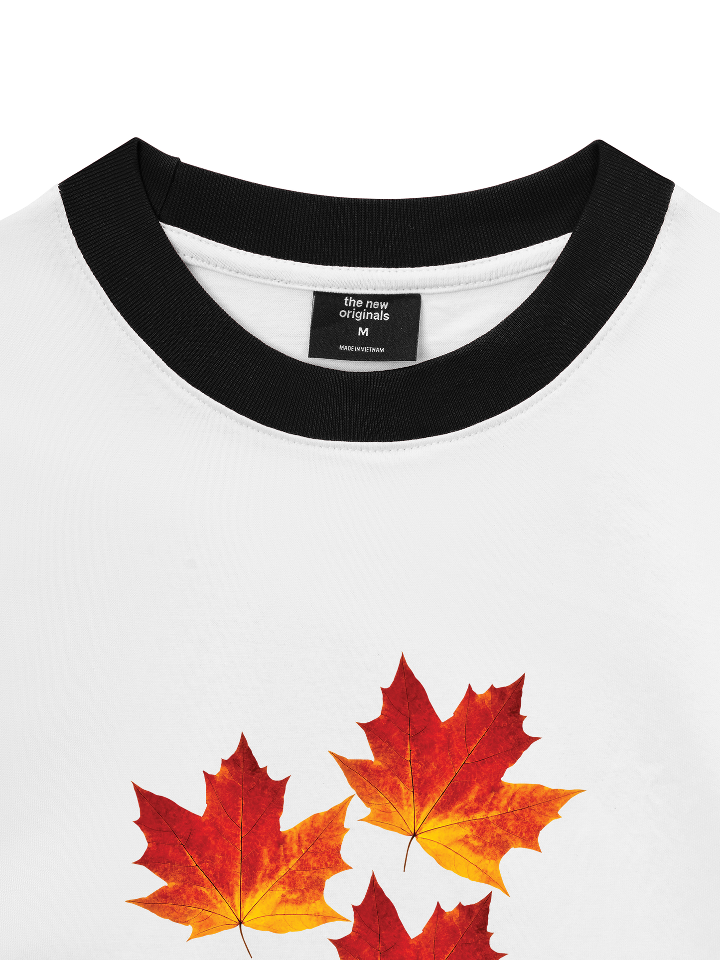Áo Thun Ringer Relaxed Fit Autumn Play In The Leaves