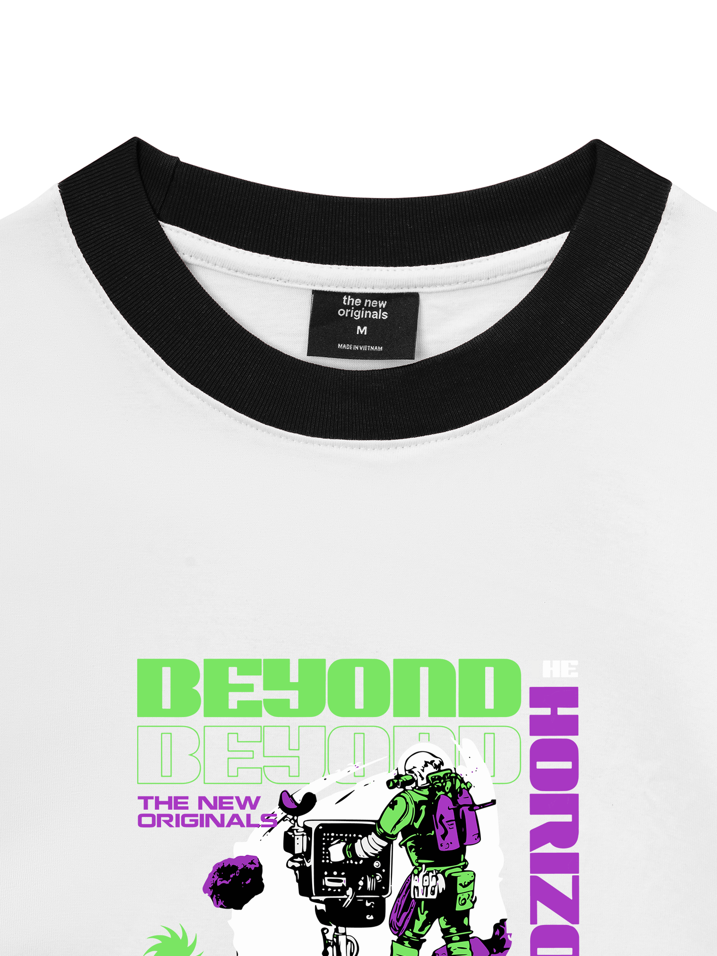 Áo Thun Ringer Relaxed Fit Be Bold Beyond The Horizon