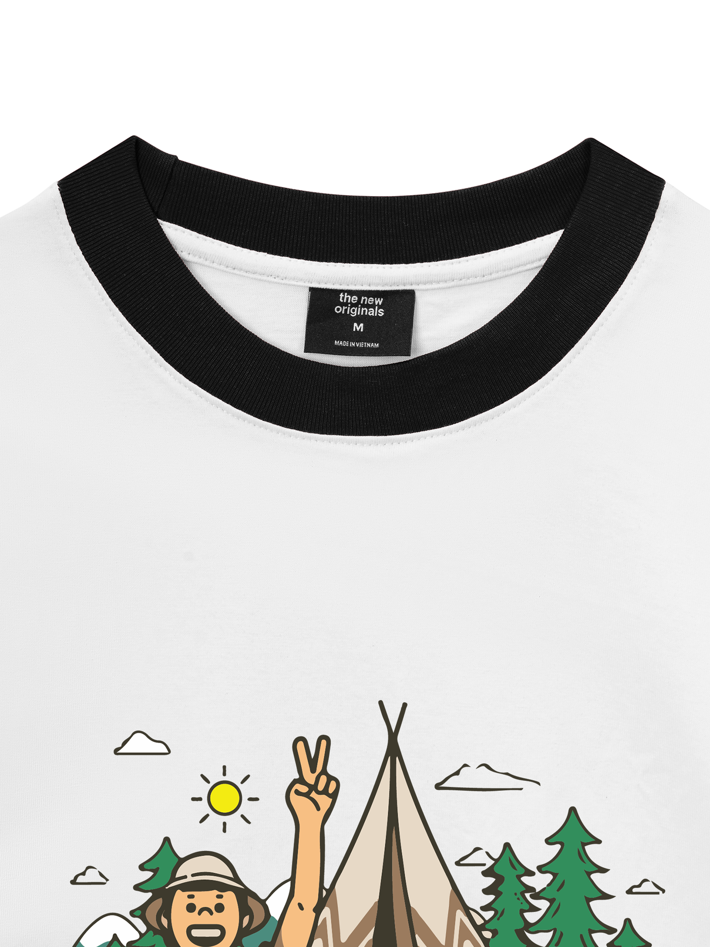 Áo Thun Ringer Relaxed Fit Camplife Original