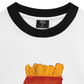 Áo Thun Ringer Relaxed Fit Sweet Pastry Cute Dog With Bread