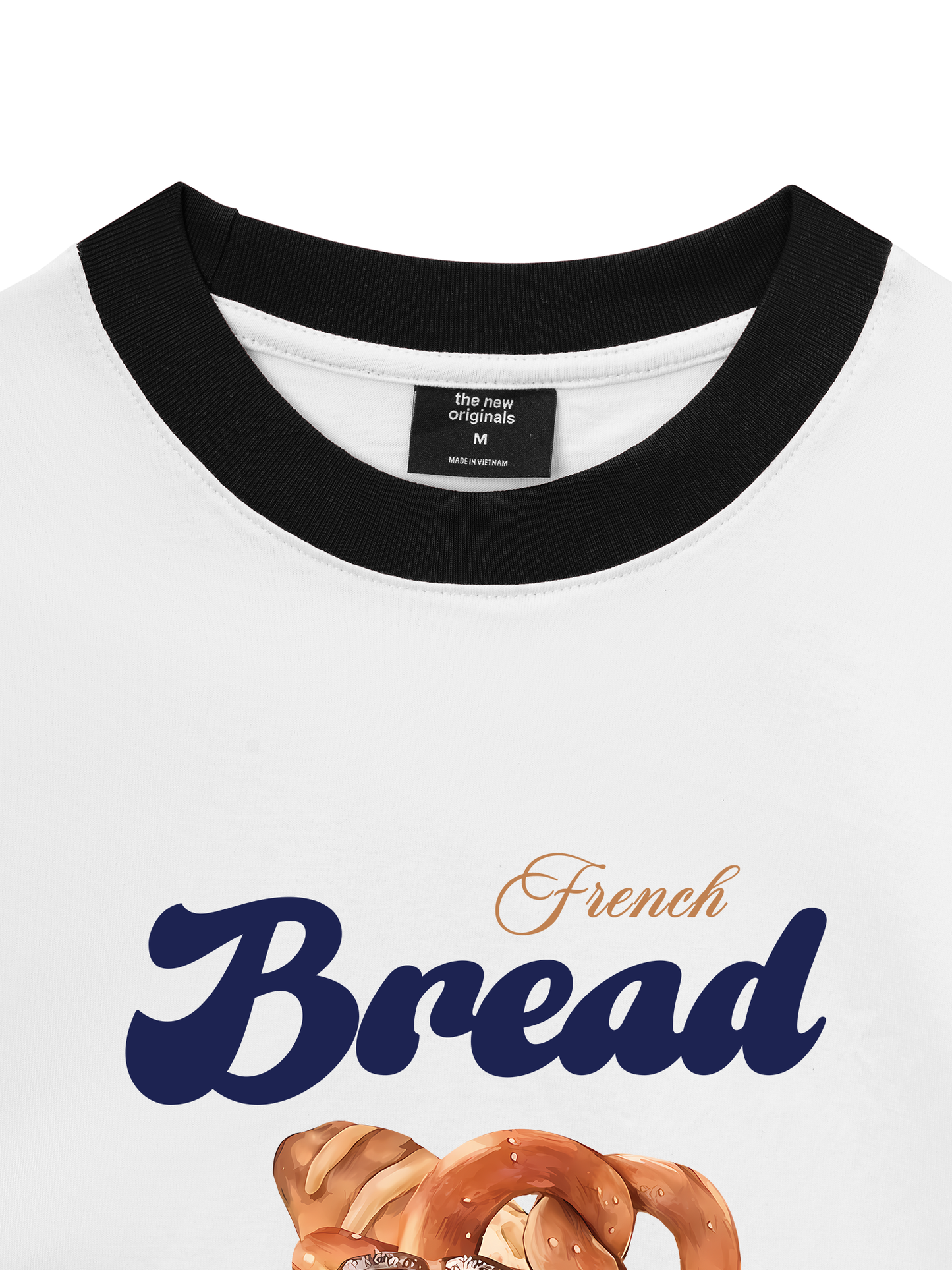 Áo Thun Ringer Relaxed Fit Sweet Pastry Tasty Bread