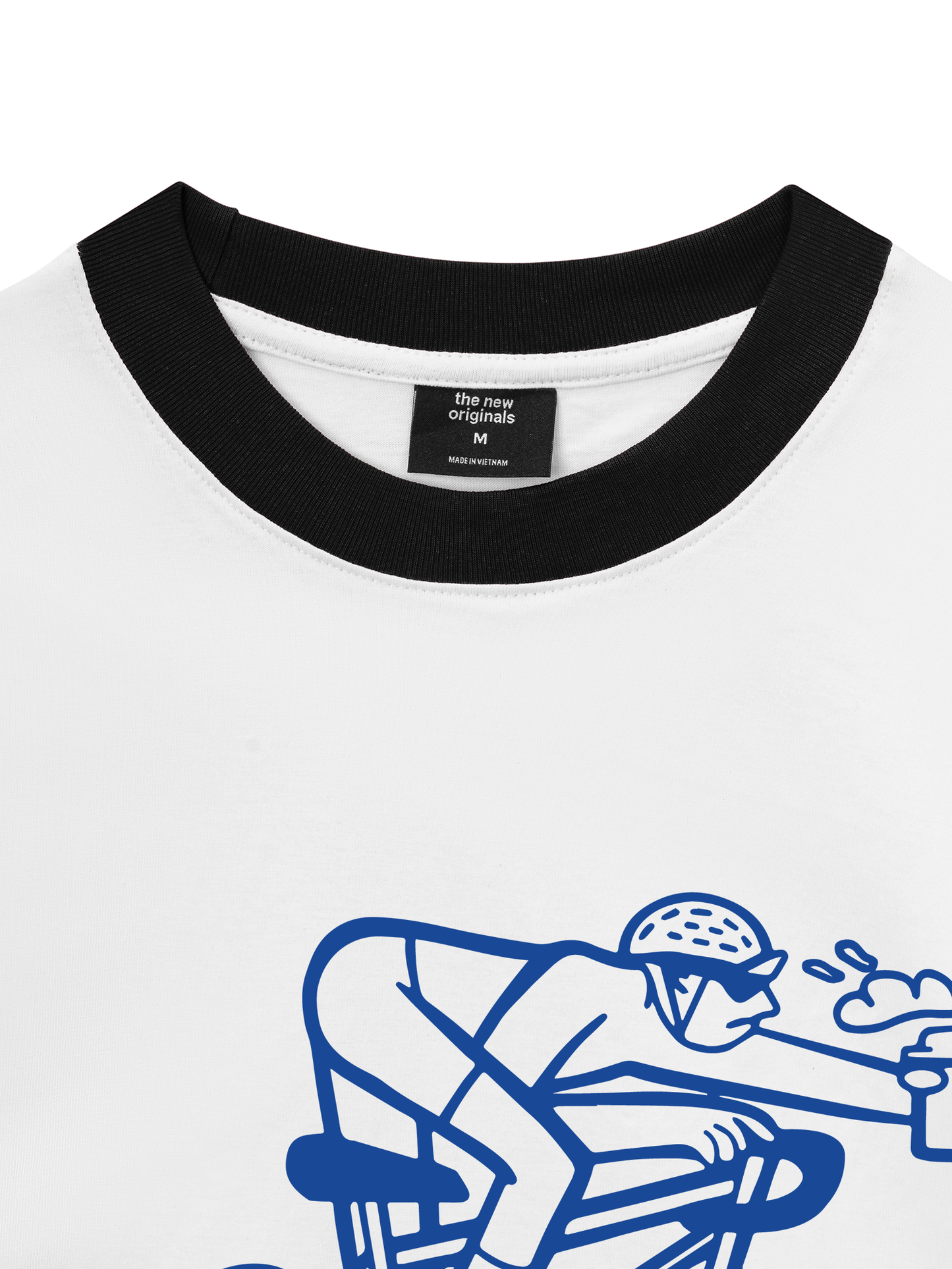 Áo Thun Ringer Relaxed Fit Ride A Lot Oversized