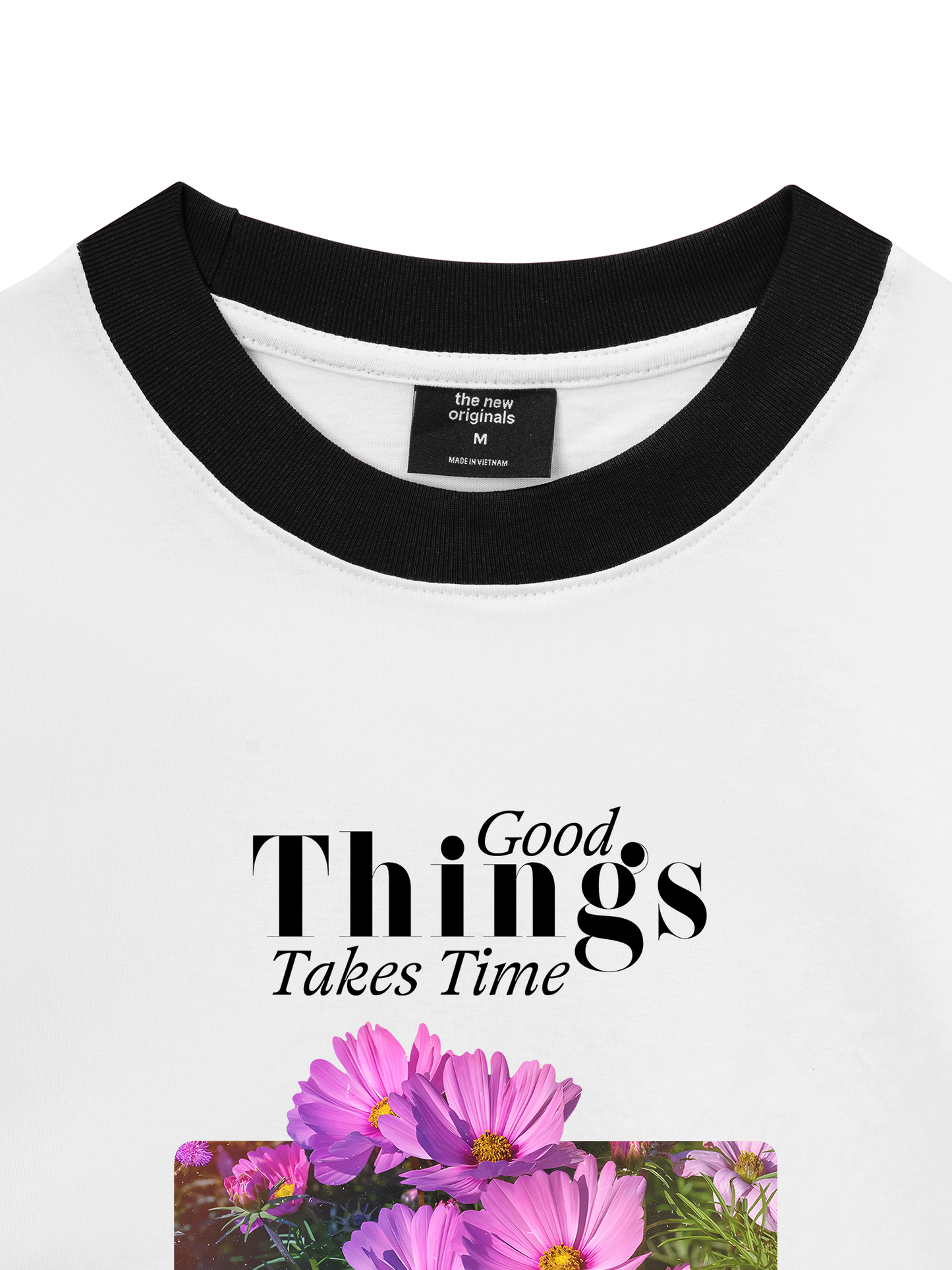 Áo Thun Ringer Relaxed Fit Good Things Take Time