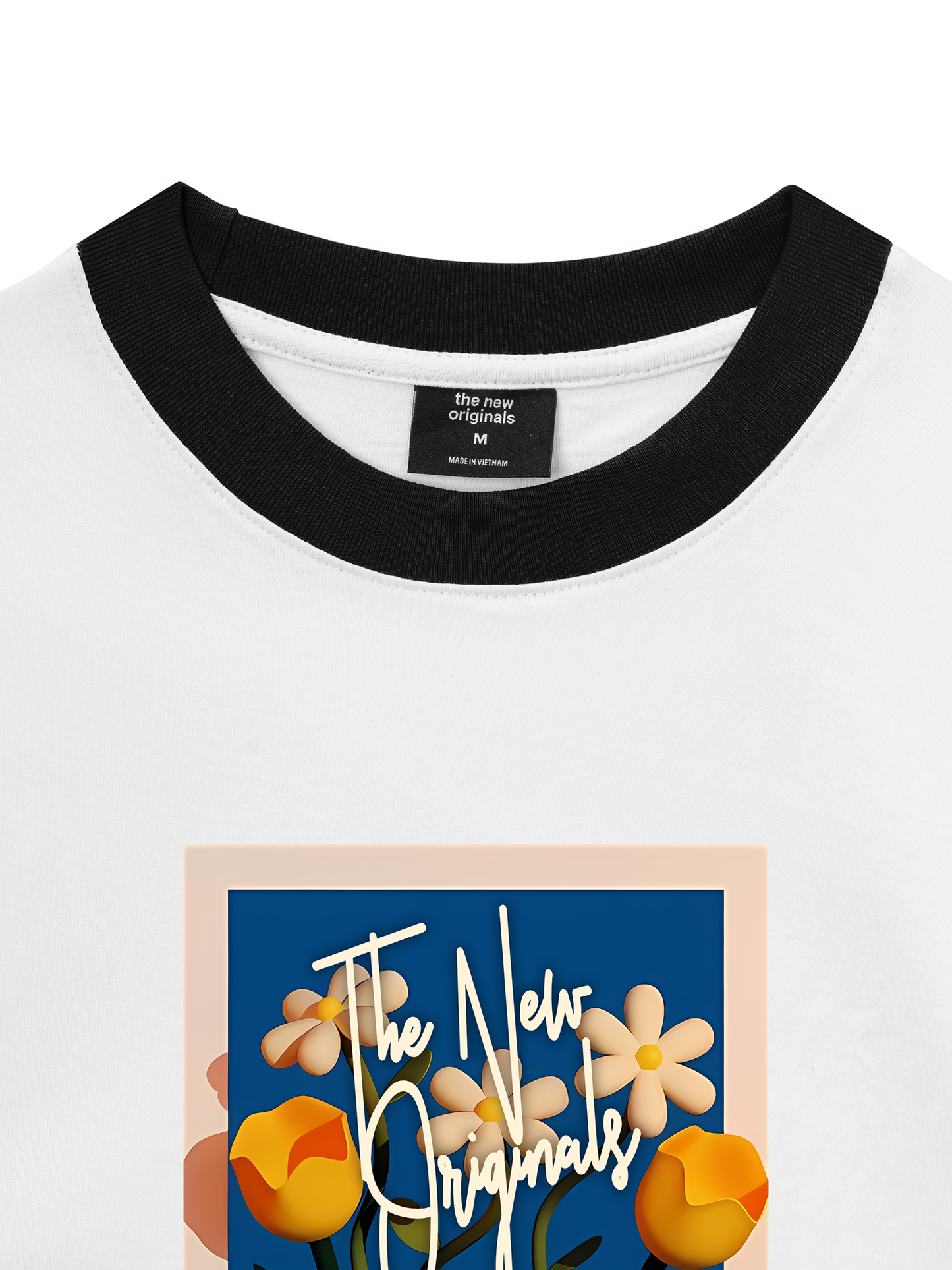 Áo Thun Ringer Relaxed Fit Be Bold Wellcome Happiness