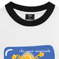 Áo Thun Ringer Relaxed Fit Black Cute Cat