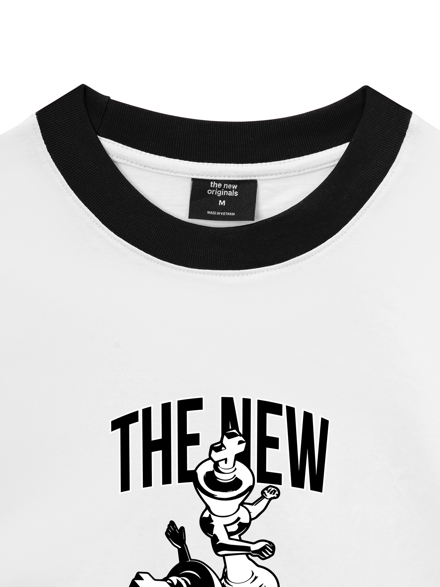 Áo Thun Ringer Relaxed Fit Check Mate