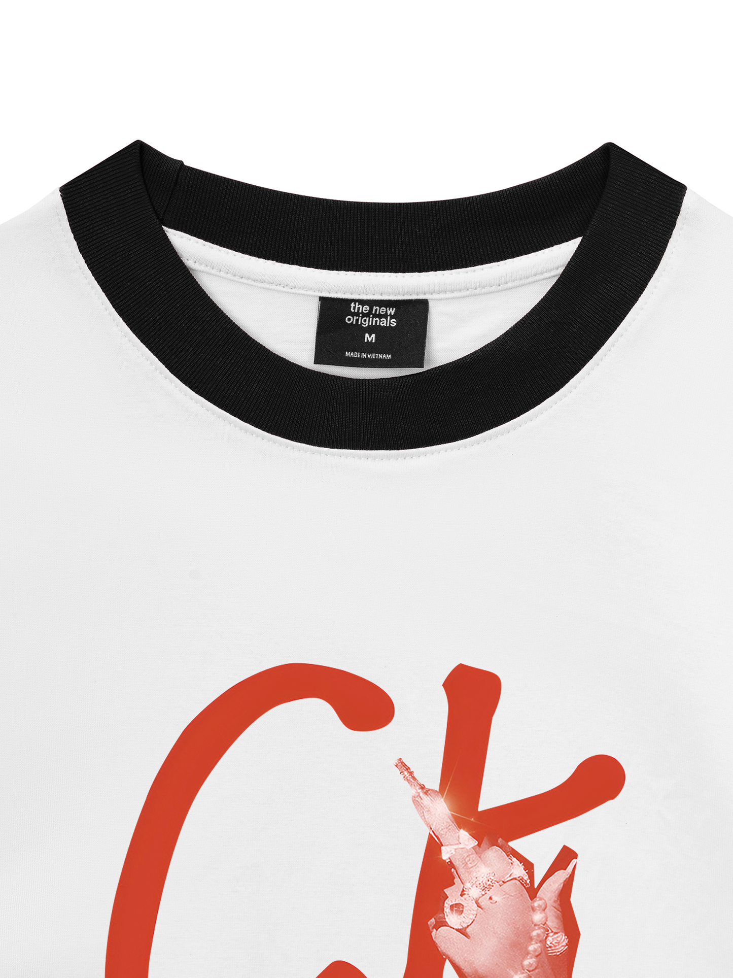 Áo Thun Ringer Relaxed Fit FUCK-Double Lovers