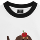 Áo Thun Ringer Relaxed Fit Animal Cute Puppy With Cherry