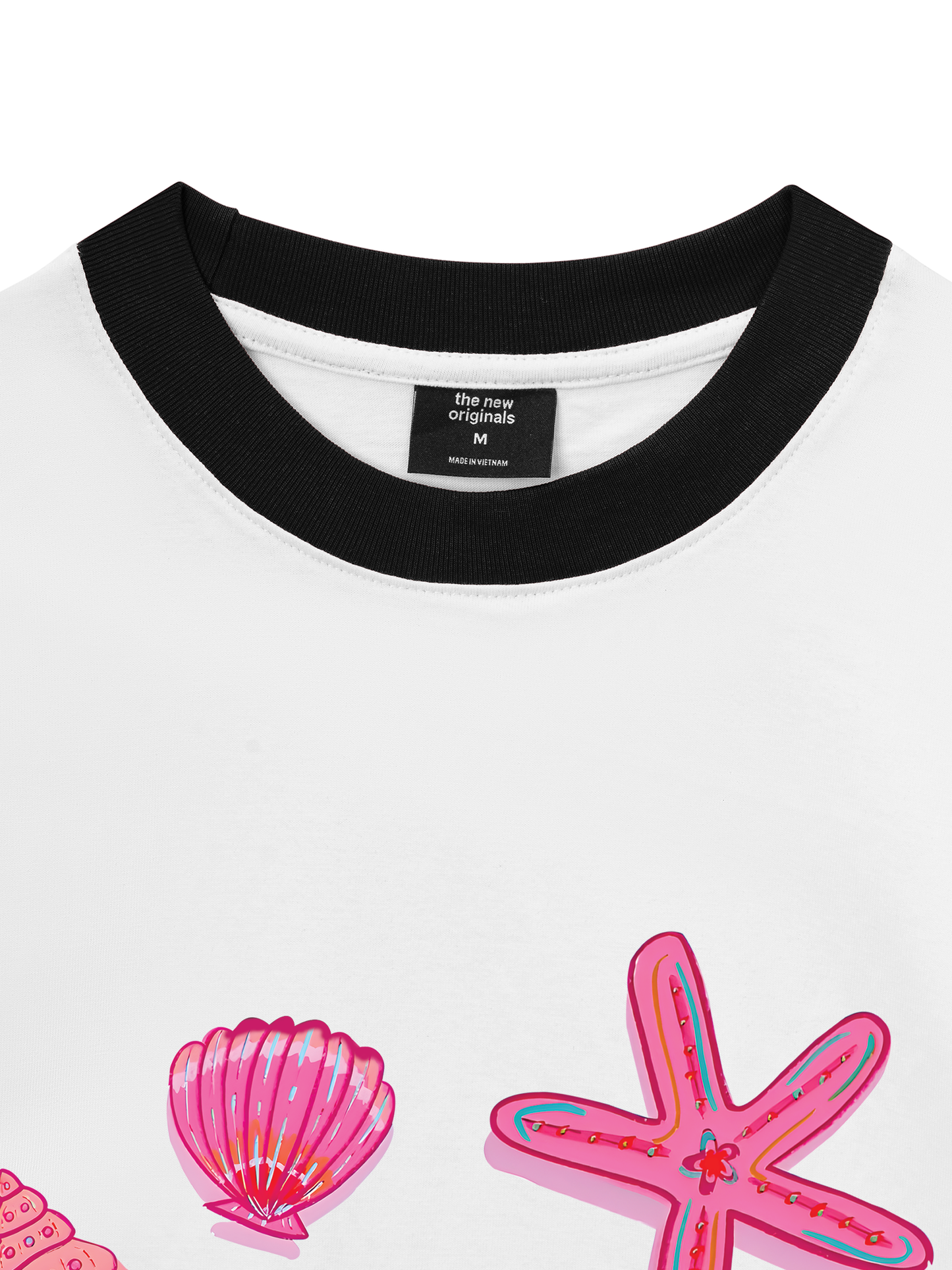 Áo Thun Ringer Relaxed Fit Suummer Vibes Sea Life