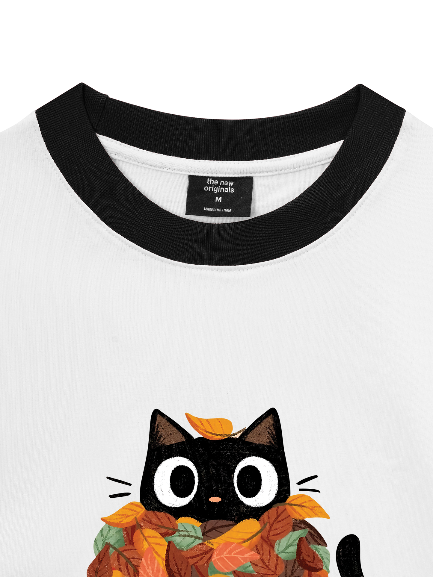 Áo Thun Ringer Relaxed Fit Purr-fect Autumn